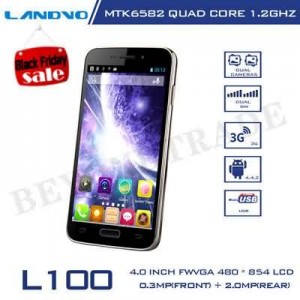Buy Original LANDVO L100 MTK6572M Dual Core Android Phone 512MB RAM 4G ROM 2MP Camera online