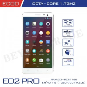 Buy New ECOO Brand E02 Pro Octa Core MTK6592 2G RAM 16G ROM With 5.5''IPS Screen 13MP Camera Android Phones online