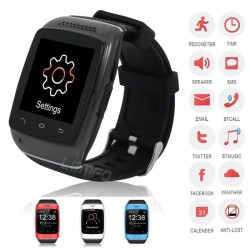 Bluetooth Smart Watch S12 SmartWatch Sync Call SMS Anti-lost for Android Samsung S3/S4/S5/Note 2/Note 3 HTC Sony Blackberry