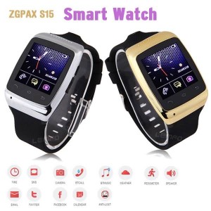 Buy Luxury Bluetooth Smart Watch WristWatch 1.54'' ZGPAX S15 Smartwatch Phone Sync 8G Memory & Camera for Android online