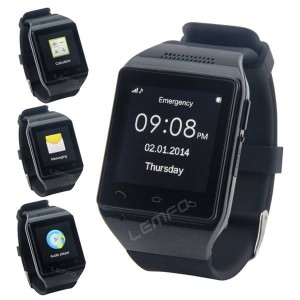 Buy S18 Smart Watch Phone 1.54" Capacitive Bluetooth GSM SmartWatch MP3 FM Radio with Sim Card Slot online