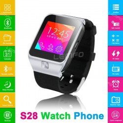 S28 Smart Watch Phone 1.54 inch SIM / Phones Sync FM TF Anti Lost Smartwatch for Huawei Xiaomi Android