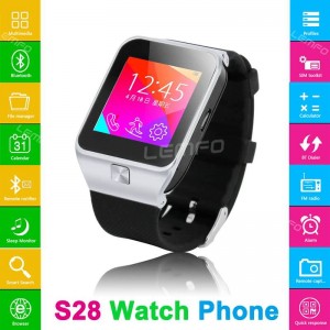 Buy S28 Smart Watch Phone 1.54 inch SIM / Phones Sync FM TF Anti Lost Smartwatch for Huawei Xiaomi Android online