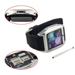 Smart Watch Phone Bluetooth Stylish SmartWatch 1.54 Inch LCD Screen 1.3MP Camera HD MP3 MP4 SIM Unlock Phones