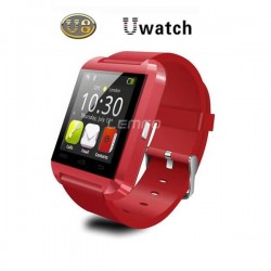 U8 Bluetooth Smart Watch High Quality U Watch Smartwatch for iPhone Samsung S4/S5/Note 3 HTC LG Android Phone - Red