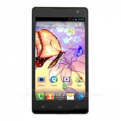 Mijue M5 4.7" MTK6572 Dual core 1.3GHz Dual Network Standby Android 4.2.2 OS 512MB RAM 4GB ROM GPS 5.0MP Camera Black White