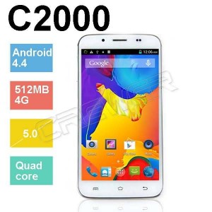 Buy HOT Smart Phone Star C2000 5 Inch MTK6582 Quad Core Phone Android 4.4.2 IPS 960X540 512MB/4GB 5MP WCDMA 3G CASE Phone O online