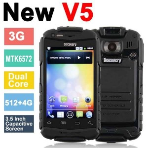 Buy Discovery V5+ Shockproof Android 4.2.2 Phone 3.5" Capacitive Screen MTK6572 1.2Ghz 3G Dual Core Cellphone Russia Polski online