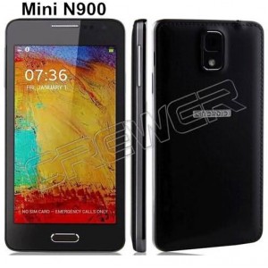Buy Mini N900 MTK6572 Dual Core Android 4.3 4.7 inch FWVGA Capacitive Screen 256MB+256MB Smart Phone Camera 4.0MP Black online