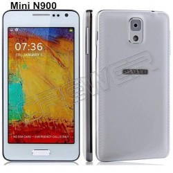 Mini N900 MTK6572 Dual Core Phone Android 4.3 4.7 inch FWVGA Capacitive Screen 256MB+256MB Android Smart Cell Phone White