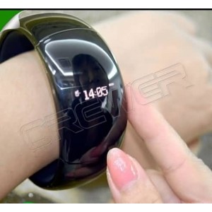 Buy Bluetooth Fashion Bracelet with Speaker Microphone Time Caller ID Display Vibration online