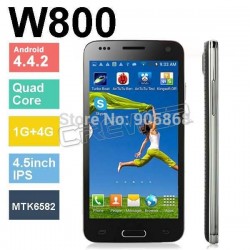 New Star W800 MTK6582 Quad Core Android 4.5 Inch QHD Screen Dual Sim 3G GPS 1GB 4GB 5.0MP Camera O