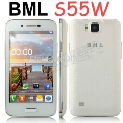Original BML S55W Android 4.2 4 inch Screen MTK6572 1.3GHz Dual core 5.0MP 3G WCDMA GPS Cell Phone 0