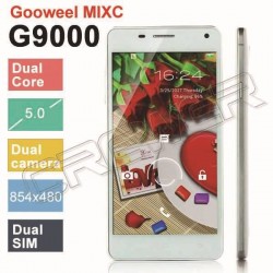 Original phone MIXC G9000 Android 4.2 Smart Phone 5.0" SC6825 Dual Core Dual SIM Bluetooth 2MP Camera