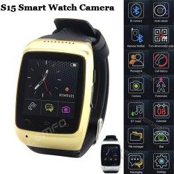 Smart Watch ZGPAX S15 Bluetooth Smartwatch 8GB 2MP Camera 1.54'' Sync Android Luxury Mate For iPhone Samsung HTC Nokia New