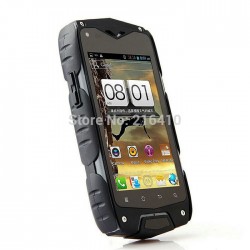 BLACK IP68 Waterproof Z6 Smart phone 4.0 inch Dual SIM 3G GPS Android 4.2 dual core