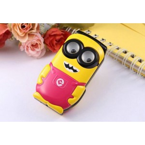 Buy F8 lovely phone minion shape design kid phone 6 color student phone mp3, mp4 camera online