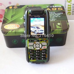 GREEN A9S QUAD BAND CELL PHONE MOBILE 2 SIM MP3 TV camera Russian keyboard