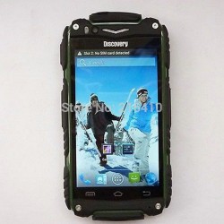 Green Discovery V8 4.0 inch Smart Phone Android 4.2 MTK6582 quad core cell phone Waterproof 2 SIM Singapore post