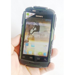 Buy GREEN IP67 WATERPROOF Discovery V5+ 3.5 Inch Android 4.2 Smart phone MTK6572 dual core 2 SIM 3g phone online