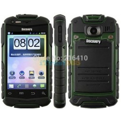 Green MTK6572 Dual core Discovery V5+ Waterproof Smart phone Android 4.2 Bluetooth GPS 3G Russian