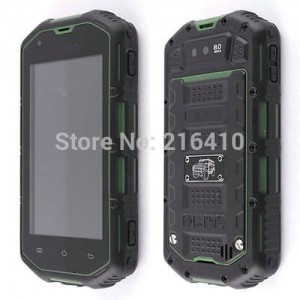 Buy H5 Dual core Smart phone Android 4.2 Waterproof GPS DUAL SIM 4.0" green MTK6572 online