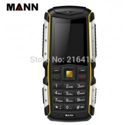 IP67 Waterproof MANN ZUG S 2.0 inch Rugged 2 SIM long standby MP3 phone Bluetooth FM YELLOW