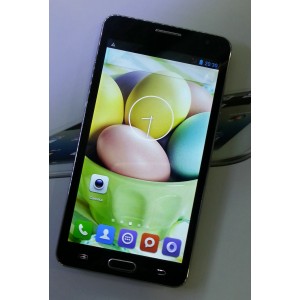 Buy NEW 5.7 inch smart phone Android 4.2 MTK6589 QUAD CORE 2 SIM 3G N900 BLACK online