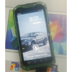 NEW A9 green IP68 waterproof 4.3 inch MTK6582 4 Cores Android 4.2 Smart Phone GPS 3G dual SIM Russian language