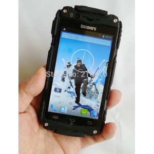 Buy NEW Discovery V8 4.0 inch Smart Phone Android 4.2 MTK6582 dual core Waterproof 2 SIM black online