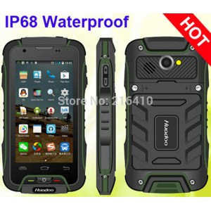 Buy Rugged 4.0 inch orange Cell Phone Huadoo V3 Waterproof IP68 Android 4.4 MTK6582 Quad Core online