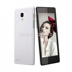 WHITE F2 5.0 inch MTK6582 Quad core smart phone 1G ROM Android 4.4 dual SIM GPS free ePacket shipping