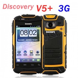 Discovery V5+ Phone IP67 Waterproof Dustproof Shockproof 3.5 inch Screen Dual Core CPU GPS WIF 3G Phone Russia Polski