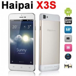 Original Haipai X3SW MTK6582 Quad Core Cell Phone 5.0'' IPS 1280*720 1GB RAM 4GB ROM Android 4.2.2 5.0MP+8MP GPS T