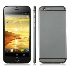 Original i6 Android Phone 4.7'' IPS Screen MTK6582 Quad core 1GB RAM 4GB ROM Dual SIM Support TF 32GB Cell Phone 0