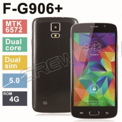Original phone 5'' F-G906+ Android 4.4 MTK6572 Dual Core 854*480 3G GSM GPS Cell Phone Free Gift