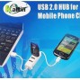 Buy 10 Piece / lot High Quality USB 2.0 HUB with 3 USB port for , fit samsung / HTC & Lots of Android Mobile online