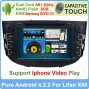 Buy 100% Pure Android 4.2.2 Special Car DVD Player For Lifan X60 GPS Navigation Dual Core A9 1.6G CPU Car Radio PC Built-in DVR online