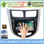 Buy 100% Pure Android 4.2 Capacitive Screen Hyundai Solaris Verna DVD 2011 2012 GPS Navi Radio Built-in DVR Support 3G OBDll online