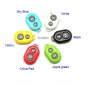 Buy 100pcs/lot Wireless Bluetooth Remote Control Camera Self-Timer AB Shutter for iPhone IOS FOR Samsung Andriod with retail package online