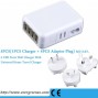 Buy 10PCS Universal E.U./USA/UK/Australia Plug 4 Port USB travel Wall Charger AC Power Adapter For Allcall phone AC020 online