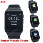 Buy S18 Watch Unlocked Phone Bluetooth Smart Wristwatch SmartWatch 1.54inch GSM SIM FM Sync Call Android OS Anti Lost Handsfree New online