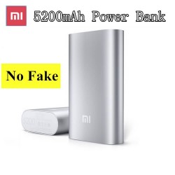 100% Original Lithium-ion Batteries Xiaomi External Portable Power Bank 5200mAh For iPhone/iPhone/Samsung