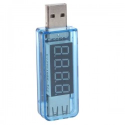 10pcs Portable LCD Mini USB Voltage and Current Detector Tester + Digital Current Voltage Meter for / PC/Power Bank