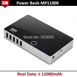 11000MAH power bank, 5 USB portable mobile power bank,external battery STD MP11000,backup battery,portable charger