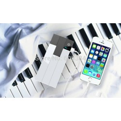 15000mAh Piano Model Power Bank 2 USB Portable Charger External Battery Power Bank Charger For Cell Phone MP4 Tablet