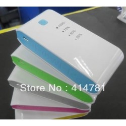 1pc New style 5600mAh USB Power Bank / External Backup Battery Pack Charger with 4 Connectors & 1 USB cable, best for travelling