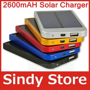 Buy 1pcs,,Precious 2600MAH Solar Battery Panel Charger portable power bank power mobile for Cell MP3 Camera online