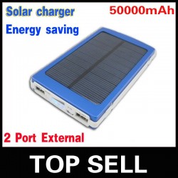1pcs ing Solar Charger Power Bank 50000mAh New Portable Charger Solar Battery External Battery Charger Powerbank