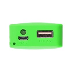 1pcs Green USB 18650 Battery Charger Box Case Mobile Bank Power Bank for iPhone for HTC